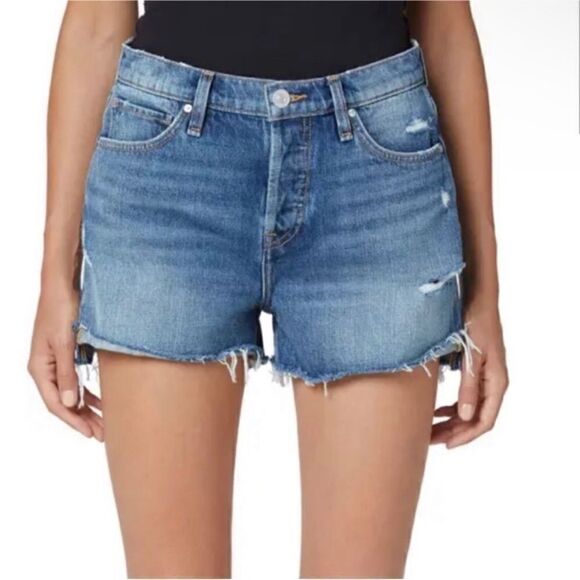 Hudson NWT Lori High Waist Denim Shorts size 30 - Picture 1 of 6